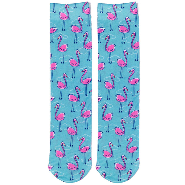 Ovation Zocks Flamingos and Pearls Youth Boot Socks